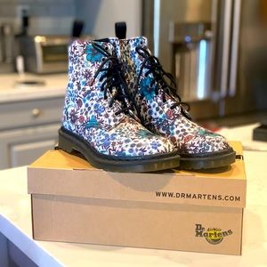 Dr. Martens floral boots